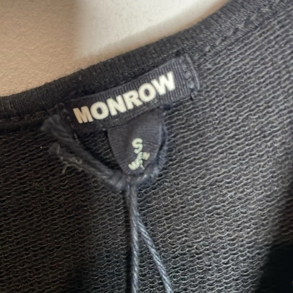 Monrow | Women’s Black Soft Sleeveless Jumpsuit Size Small NWT - Picture 5 of 9